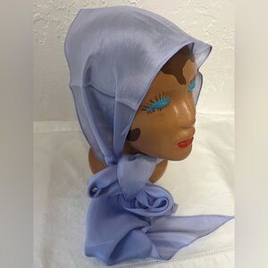 Vera Neumann Lavender SILK Oblong Scarf Headscarf